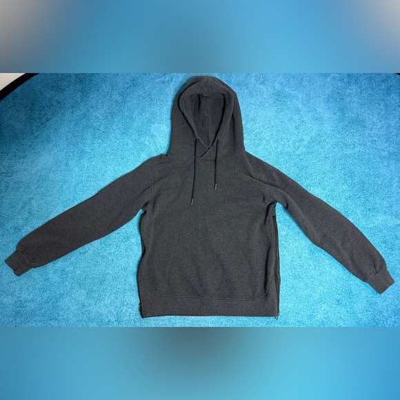 The Norwegian Original Onepiece Men’s M Gray Zip Pullover Hoodie Side Zippers - Picture 2 of 15